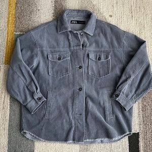 Zara corduroy shirt jacket XS women’s